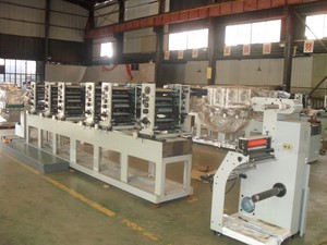 Printing Unit of the Intermittent Letterpress Label Printing Machine