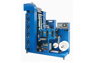 6 Color Flexographic Printing Machine with Three Die Cutting Station LRY-330/450