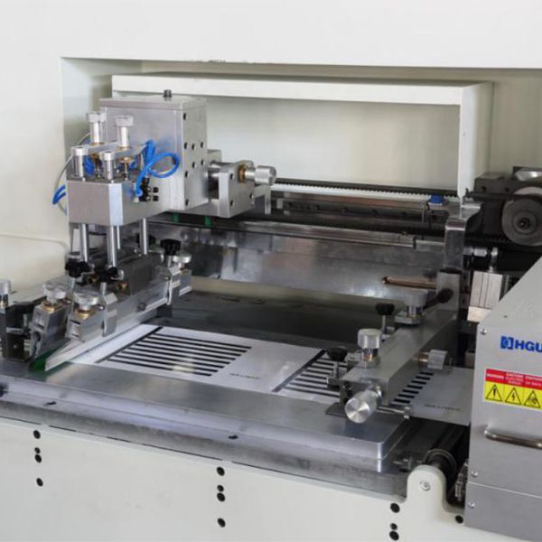 Silk screen printing unit